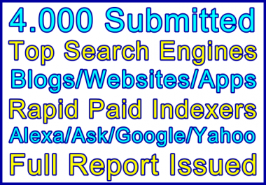 4,000 Top-Tier Search Engines + HQ Directories Submissions
