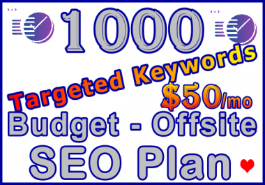 Target 1,000 Keywords Budget - Offsite SEO