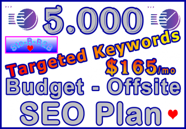 Target 5,000 Keywords Budget - Offsite SEO