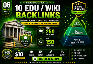 500 Ed and Wiki Contextual Trust Signals High Domain Authority