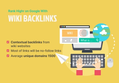 100 Wiki Backlinks High Authority on google ranking