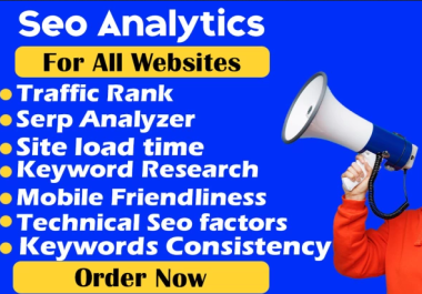 I will Analyze your website issues and deliver Seo analyzer report within 24 Hours