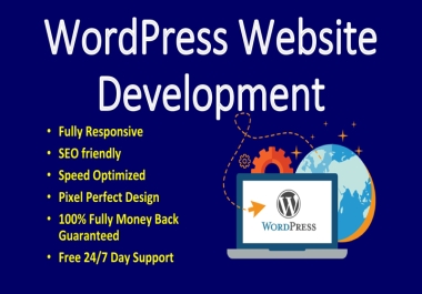 Develop Wordpress Responsive Website with Unlimited Pages Option