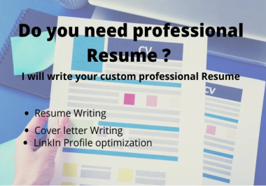 I will write premium quanlity top notch professional resume,  cv within 24 hours