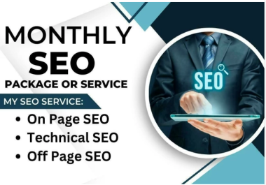 PREMIUM: ONE MONTH SEO Package or Service for Website Ranking in Search