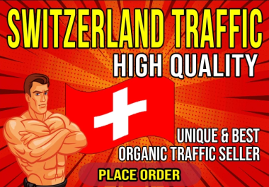 30 Days UNLIMITED Switzerland Organic Visitors Traffic to Website OR Any Link