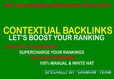 Unique 100 Contextual Backlinks to Rank Higher - SEOclerks Marketplace