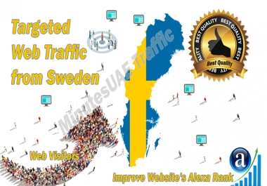 Swedish web visitors real targeted Organic web traffic from Sweden