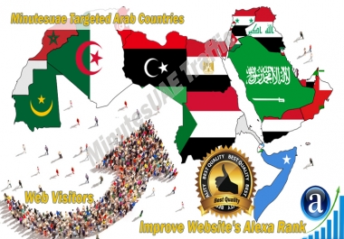 Arab web visitors real targeted Organic web traffic from Arab countries