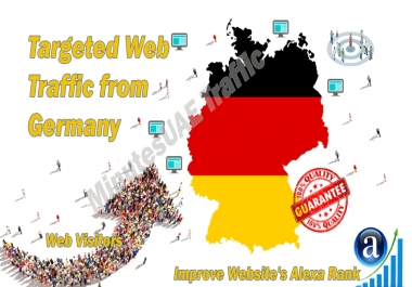 German web visitors real targeted Organic web traffic from Germany