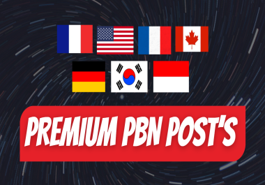10 Foreign PBN Posts. NL /. DE /. US /. FR /. CA /. KR /. ID