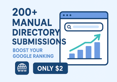 ✅ Manual 200+ Directory Submissions | Approval & Active Links