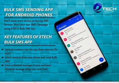 Bulk SMS marketing mobile app android