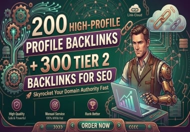 Boost Your Website Rank with 200 Profile Backlinks