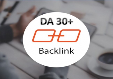 i will Provide DA 30+ Domain Authority Backlink
