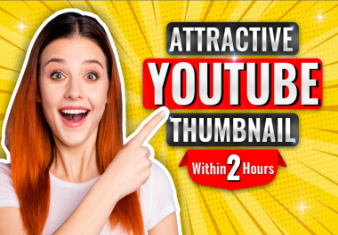 I will design attractive and catchy Custom video thumbnail