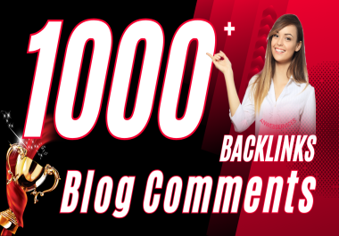 1000+ Comments Backlinks SEO Ranking Booster