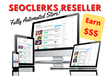 Seoclerks Reseller Store Automatic WordPress Theme