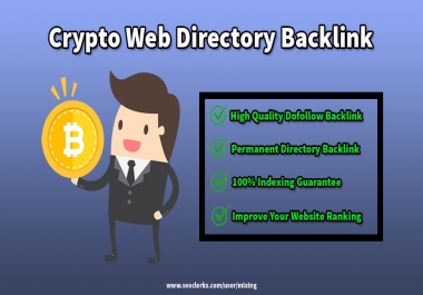 Permanent Website Listing With Backlink In PA 10+ Cryptocurrency Web Directory