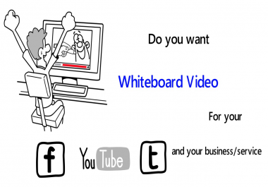 Create Professional Whiteboard Explainer in 24 hours
