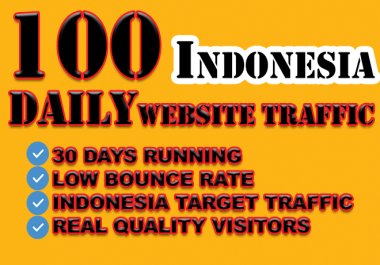 Generate real Indonesia Web traffic visitors
