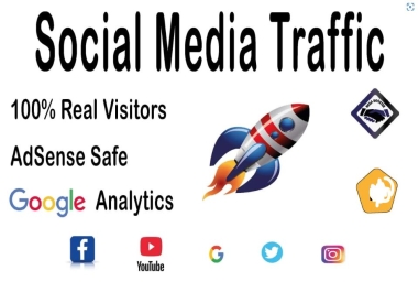 I will drive 100,000 REAL social media traffic to your WEBSITE OR BLOG link