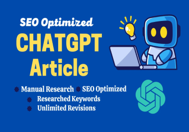 I will do chatgpt,  openai and chatbot ai article writing to get more traffic to blog