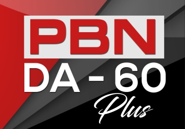 Build 5 PBN DA 60+ Homepage Backlinks