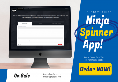 Ninja Spinner - High Quality Content Spinning for 30 Days