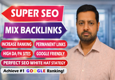I will build 2026 Updated super SEO mix Tier 1 & Tier 2 backlinks to boost Google rankings