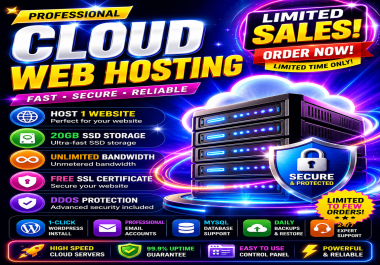Cloud Web Hosting 20GB SSD Free SSL DDoS Protection 1 Website