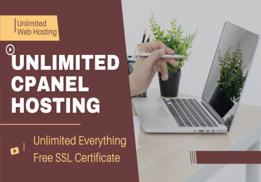 Unlimited Website Hosting -Unlimited Everything,  Free SSL Certificate for 1 Year