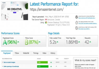 Optimize Wordpress Speed,  HTTP Requests,  SEO Ranking,  Mobile Page Load and Increase Conversion