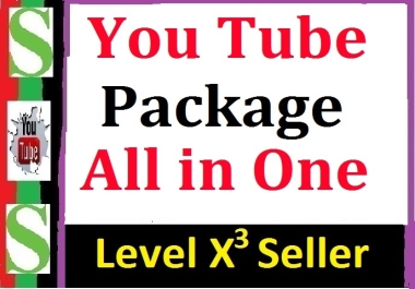 YOUTUBE Package Promote All In One Instant High Quality