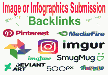 50+ Image or Infographics Submission Backlinks On High DA PA Sites Best Result