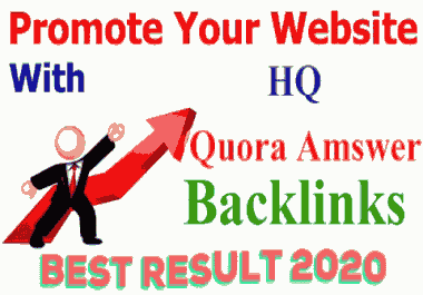 Skyrocket Promote Your Website Powerful 10+Quora Answer Backlinks with contextual link