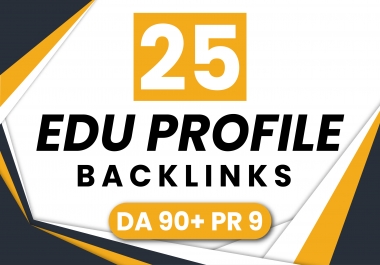 DO 25 PLUS US BASED EDU-GOV Backlinks ON DA90 UNIQUE DOMAINS Manually