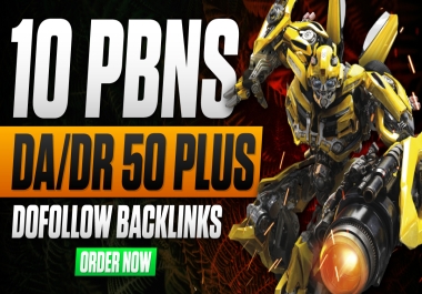 Make 10 Permanent High DA PA Contextual PBN Backlinks