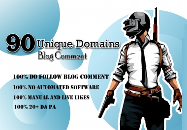 I will manually 90 unique domains SEO service blog comments backlinks