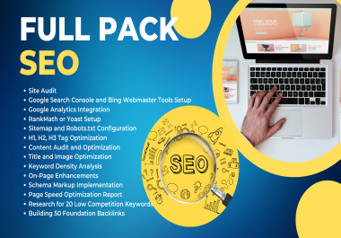 I will do all in one SEO package audit,  keywords,  backlinks,  google search console