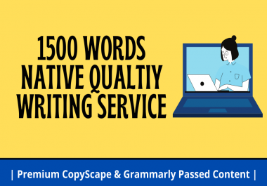 Get 1500 Words Keyword Optimized & Well Researched Article