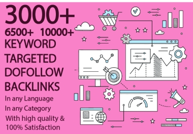 3000+ Keyword targeted backlinks for your website