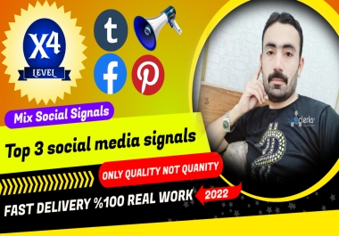 Top 3 Premium 16100 Social Media Facebook Pinterest Tumblr Social Signals Bookmarks Backlinks