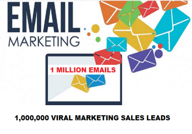 Email Campaign 1 Million Emails + Adverts Viral Marketing