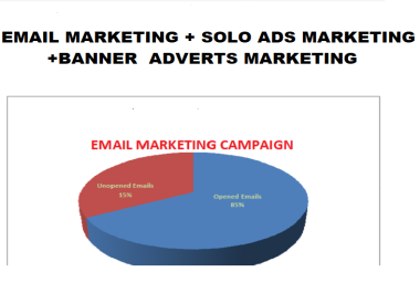 Solo Ads + Email Marketing + Banner Adverts for 30 Days