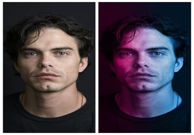 I will do a dual lightening effect to your picture