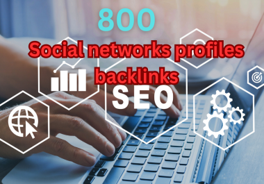 800 Forum networks and mix profile backlinks for higher google ranking