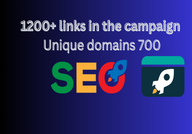 Advanced SEO Full link wheel campaign includes average of 1,200+ links