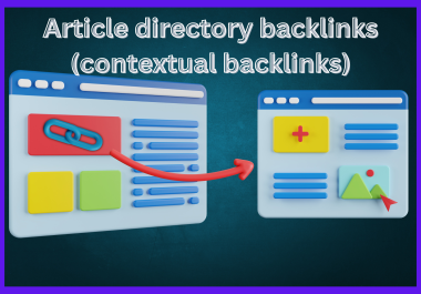 300 Article directory backlinks (contextual backlinks)