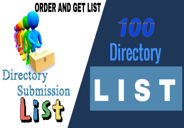 GET INSTANT LIST OF TOP 100 DIRECTORIES